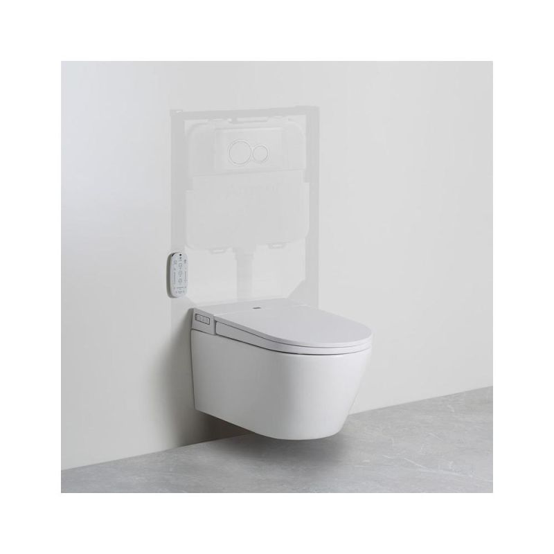 Argent Evo Wall Hung Smart Toilet Suite