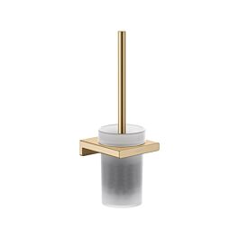 AddStoris Toilet Brush Holder Wall Mount Brushed Bronze