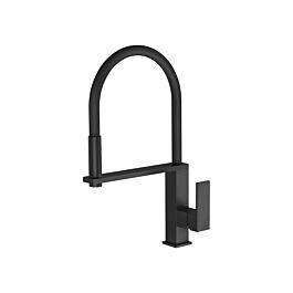 Vezz 210 Round Gooseneck Sink Mixer w/- Pull-Down Spray 5 Star - 6Lpm